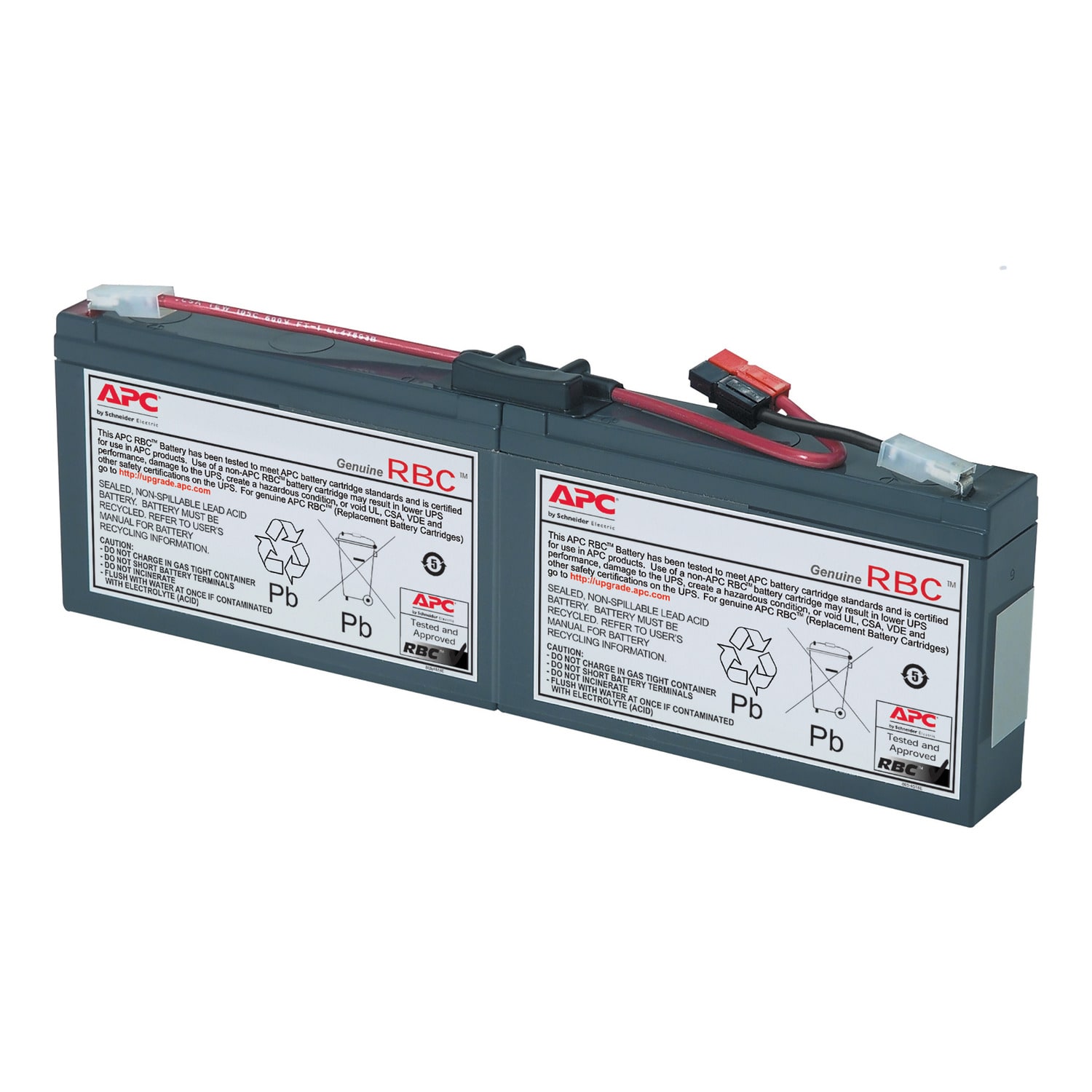 SCHNEIDER ELECTRIC - Cartuccia batteria di ricambio APC n. 18 con 2 anni di garanzia