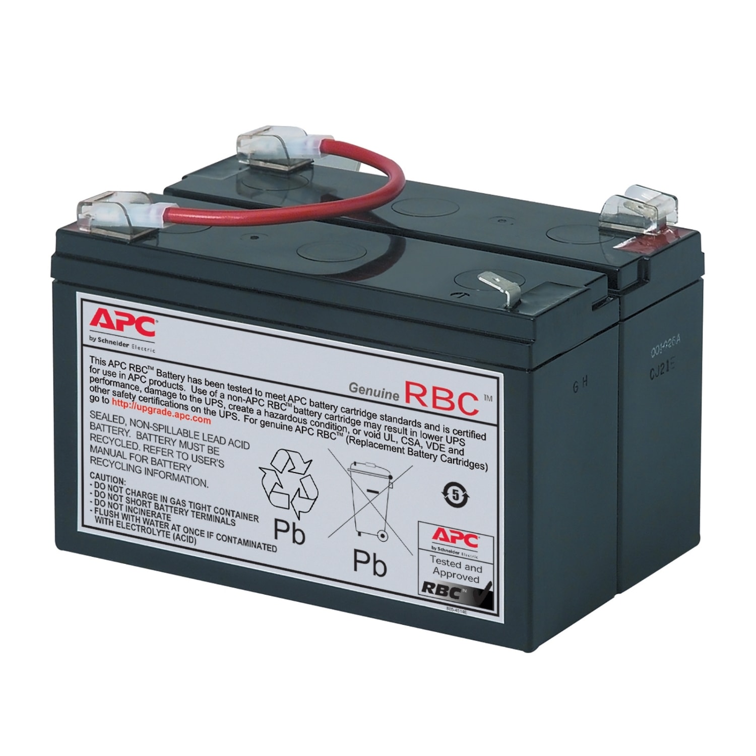 SCHNEIDER ELECTRIC - Cartuccia batteria di ricambio APC n. 3 con 2 anni di garanzia