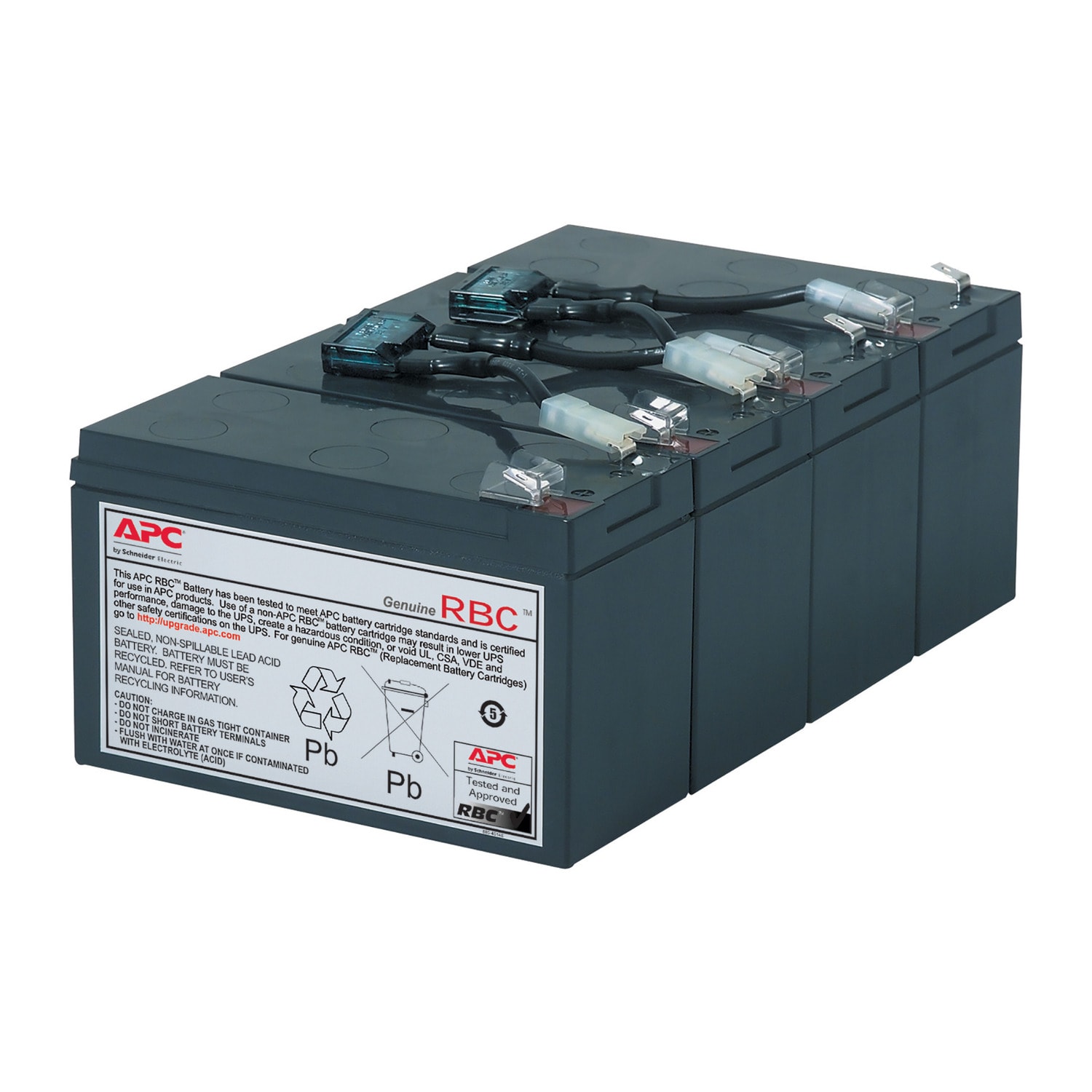 SCHNEIDER ELECTRIC - Cartuccia batteria di ricambio APC n. 8 con 2 anni di garanzia