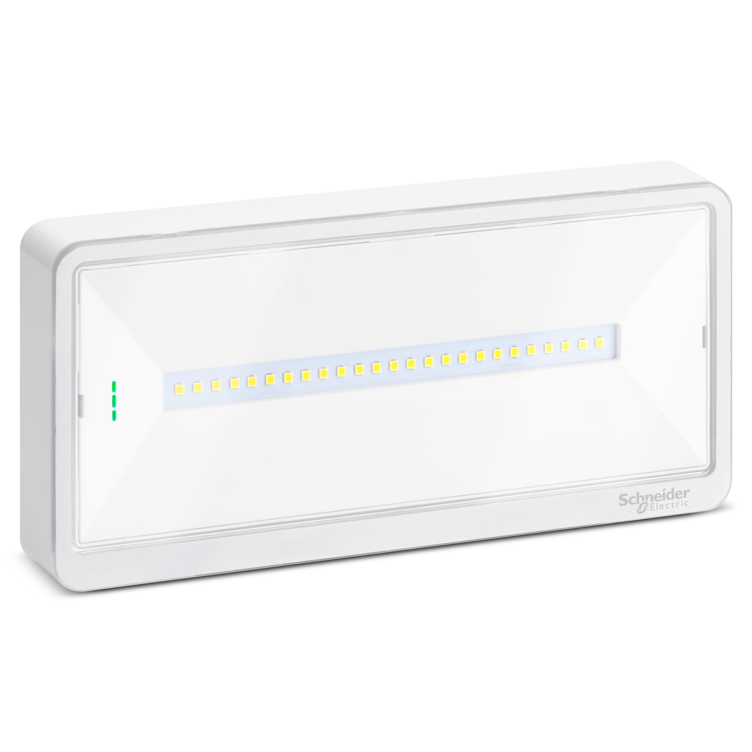 SCHNEIDER ELECTRIC - Exiway Light, IP65, Autoalimentato Standard, SE-SA, 110/90/70/50lm SE, 70lm SA, 1/1,5/2/3h, illuminazione di sicurezza