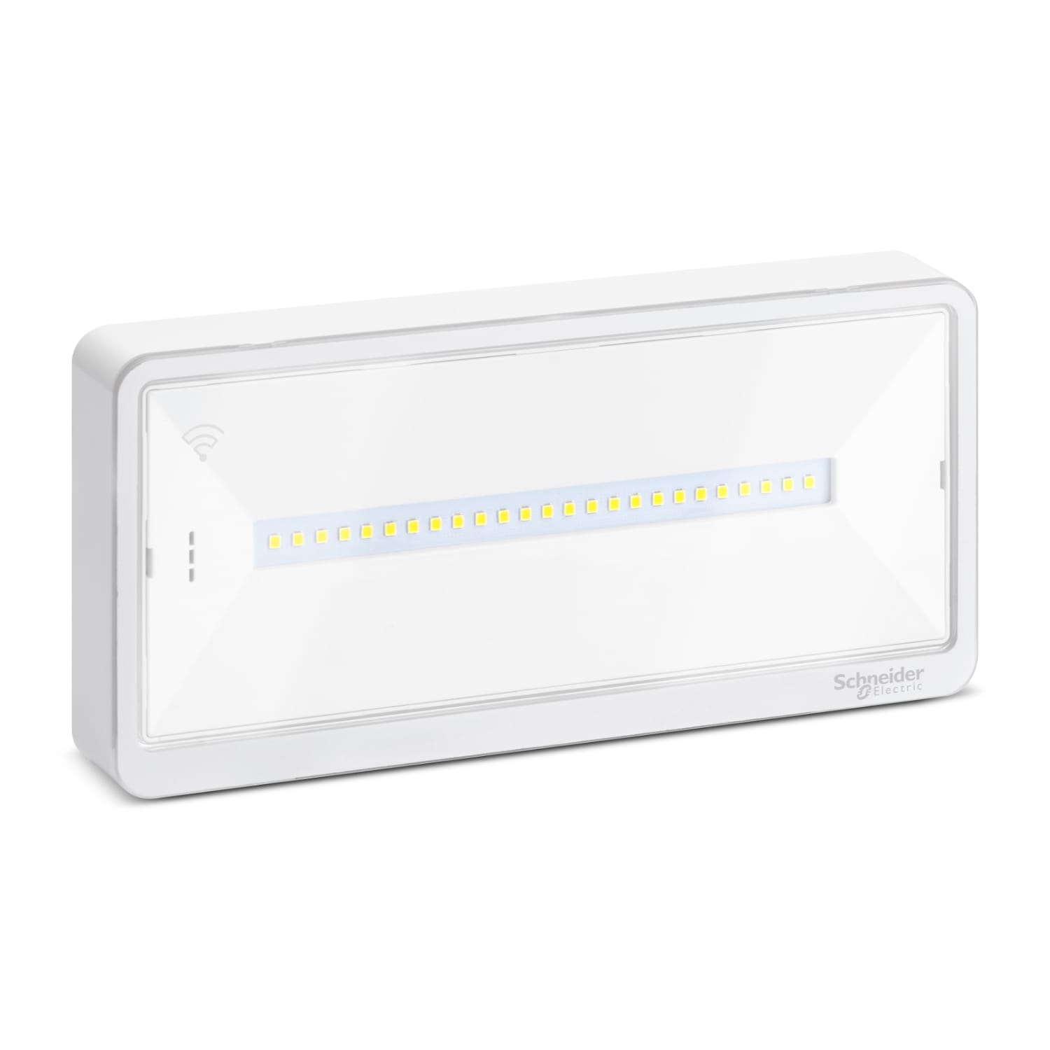 SCHNEIDER ELECTRIC - Exiway Light, IP42, Autoalimentato Autodiagnosi Connesso Activa-link, SE-SA, 500/400/300/250 lm SE, 230lm SA, 1/1,5/2/3h, illuminazione di sicurezza