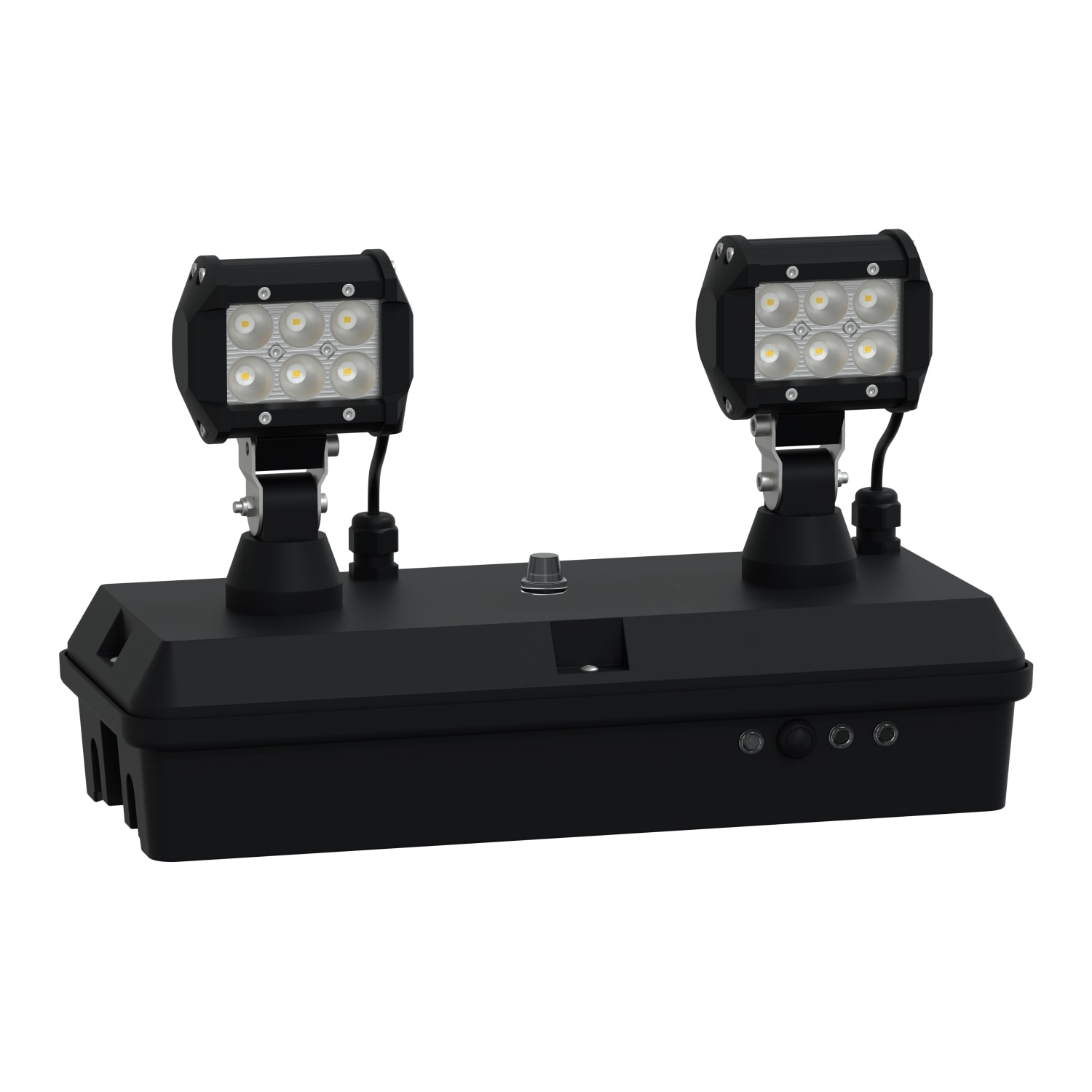 SCHNEIDER ELECTRIC - Exiway Smartduo, IP65, Autoalimentato Autodiagnosi Activa, 2400lm SE, 1h, Apparecchio di illuminazione di sicurezza