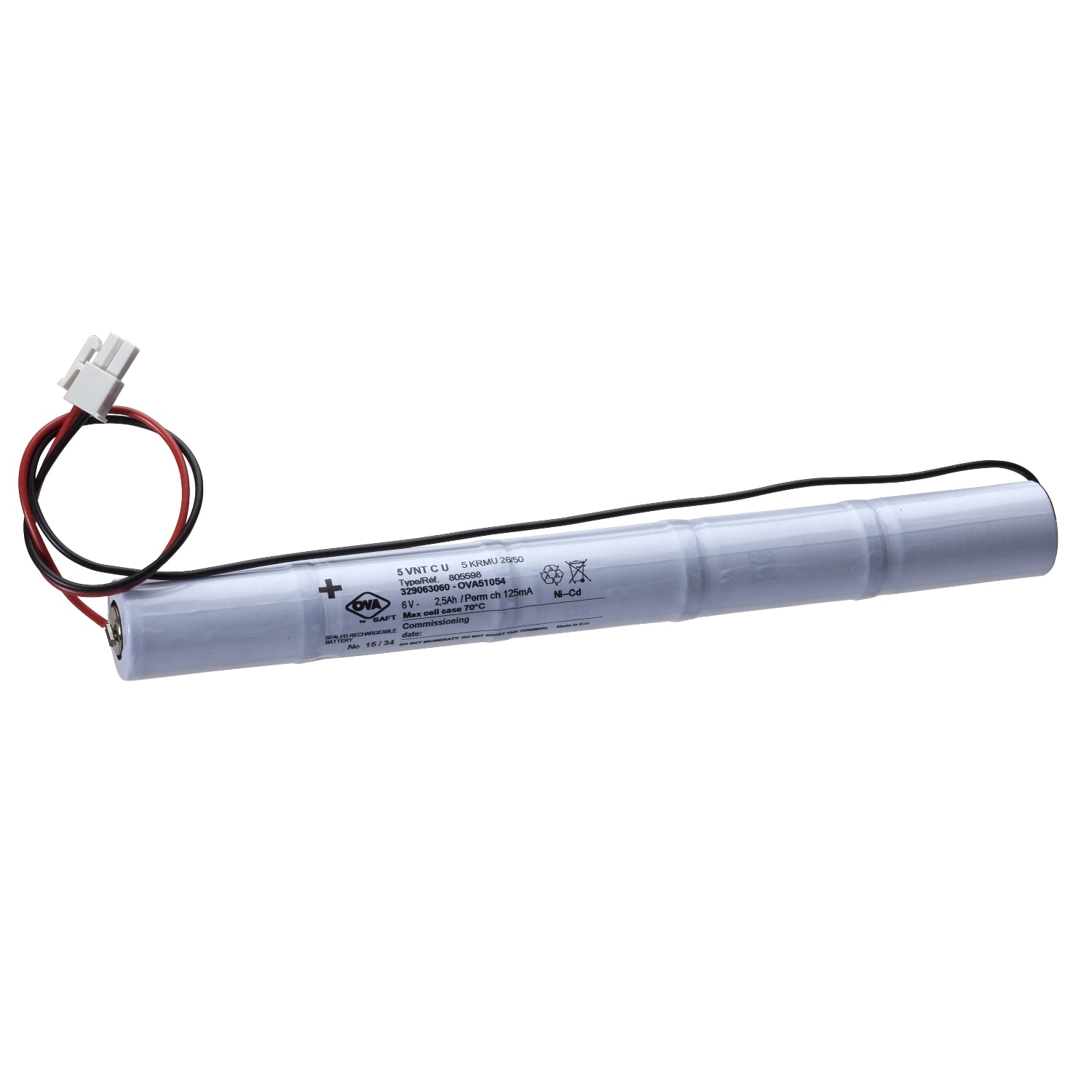 SCHNEIDER ELECTRIC - Batteria Ni-Cd HT 6V 2,5Ah bastone