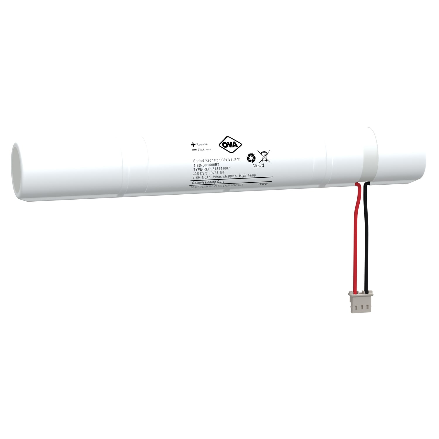 SCHNEIDER ELECTRIC - Batteria Ni-Cd HT 4,8V 1,6Ah bastone