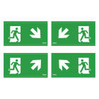 SCHNEIDER ELECTRIC - Exiway Smartbeam Incasso, 4 pittogrammi 45 gradi, 20m, accessorio