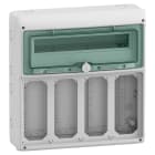 SCHNEIDER ELECTRIC - Quadro Mureva Enclosures IP65 18+1 modulo 4 prese interbloccata Unika
