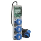 SCHNEIDER ELECTRIC - MiniQuadro mobile ASC IP65 - 4 moduli - 3 prese da incasso