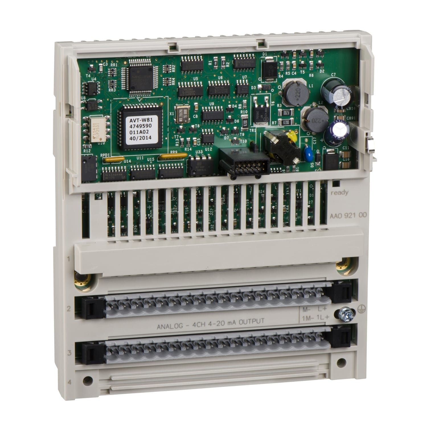 SCHNEIDER ELECTRIC - Modulo di uscite analogiche, Modicon Momentum 4 Output - 0..20 mA