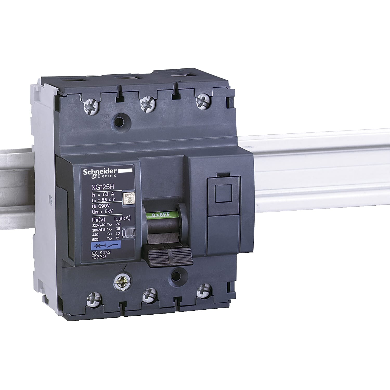 SCHNEIDER ELECTRIC - Interruttore magnetotermico NG125H 3P C 40A 36kA