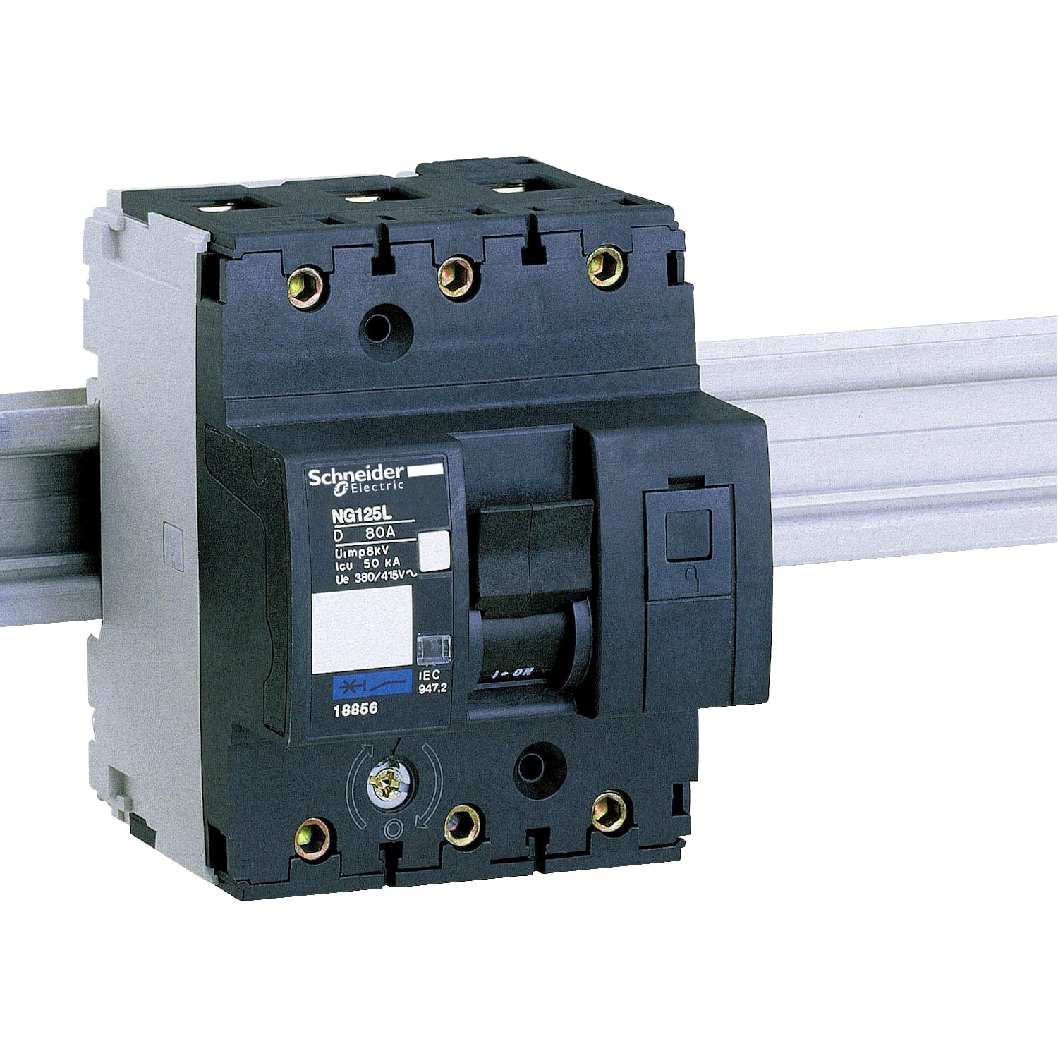 SCHNEIDER ELECTRIC - NG125 - circuit breaker - NG125L - 3P - 80A - D curve