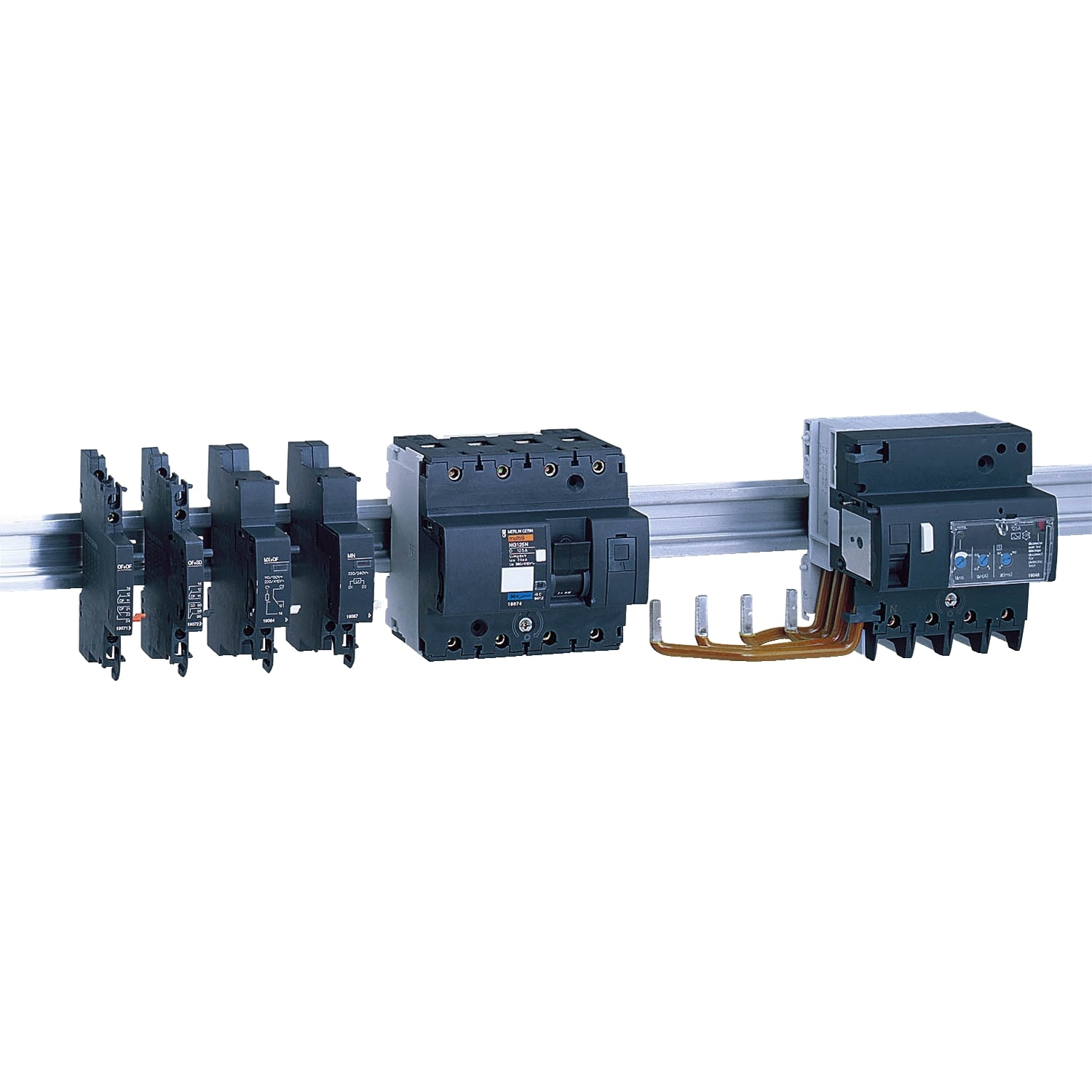 SCHNEIDER ELECTRIC - Sganciatore lancio corrente MX+OF 220/415Vca per NG125