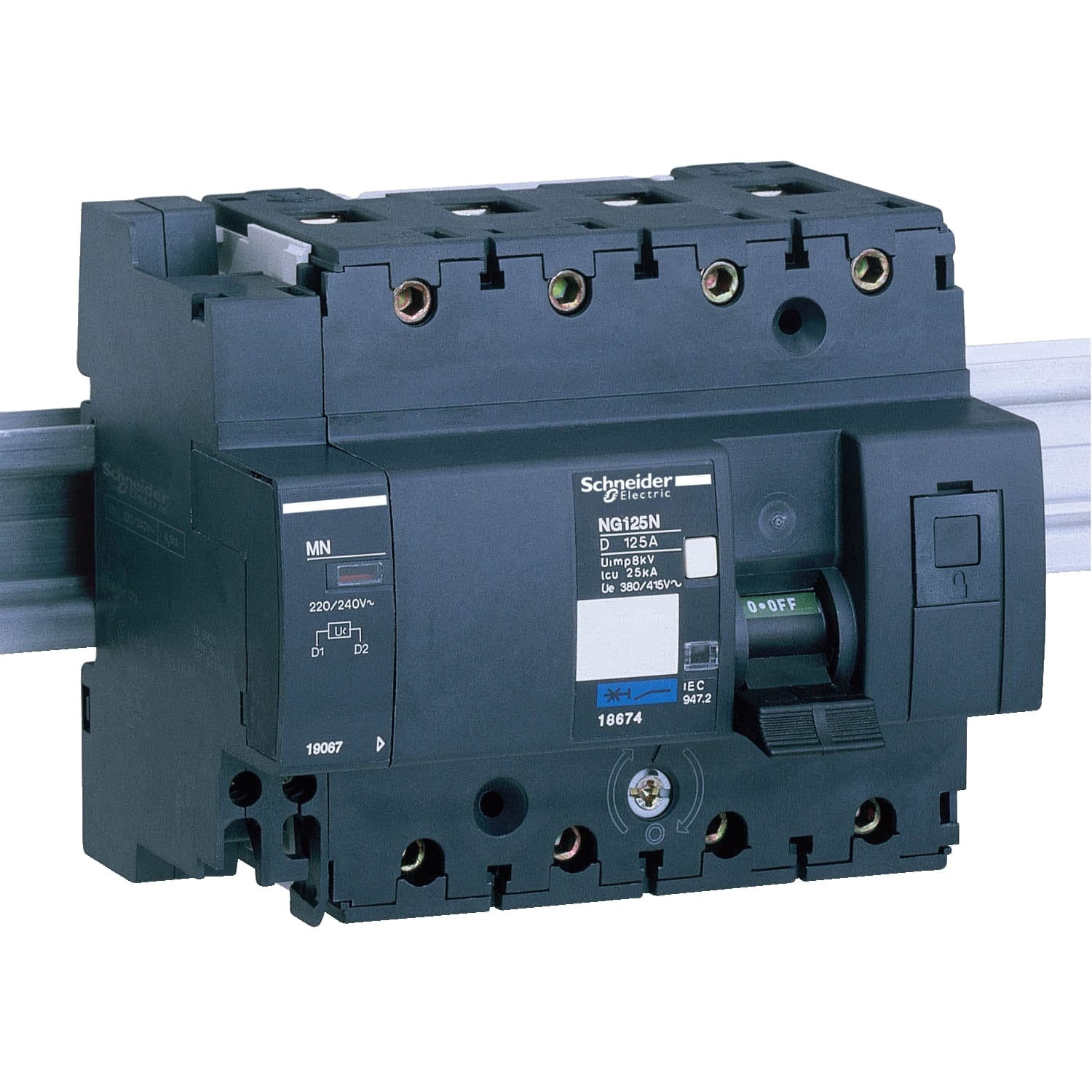 SCHNEIDER ELECTRIC - Sganciatore minima tensione MN 220/240Vca per NG125