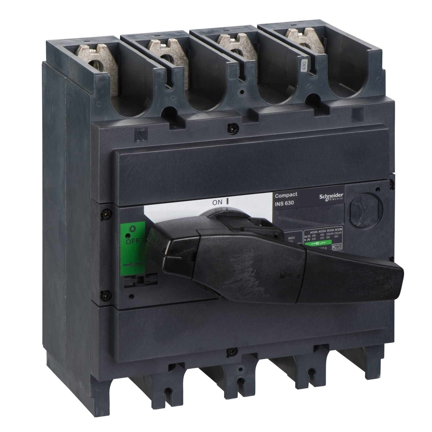 SCHNEIDER ELECTRIC - Interruttore / sezionatore Compact INS630 - 630 A - 4 poli