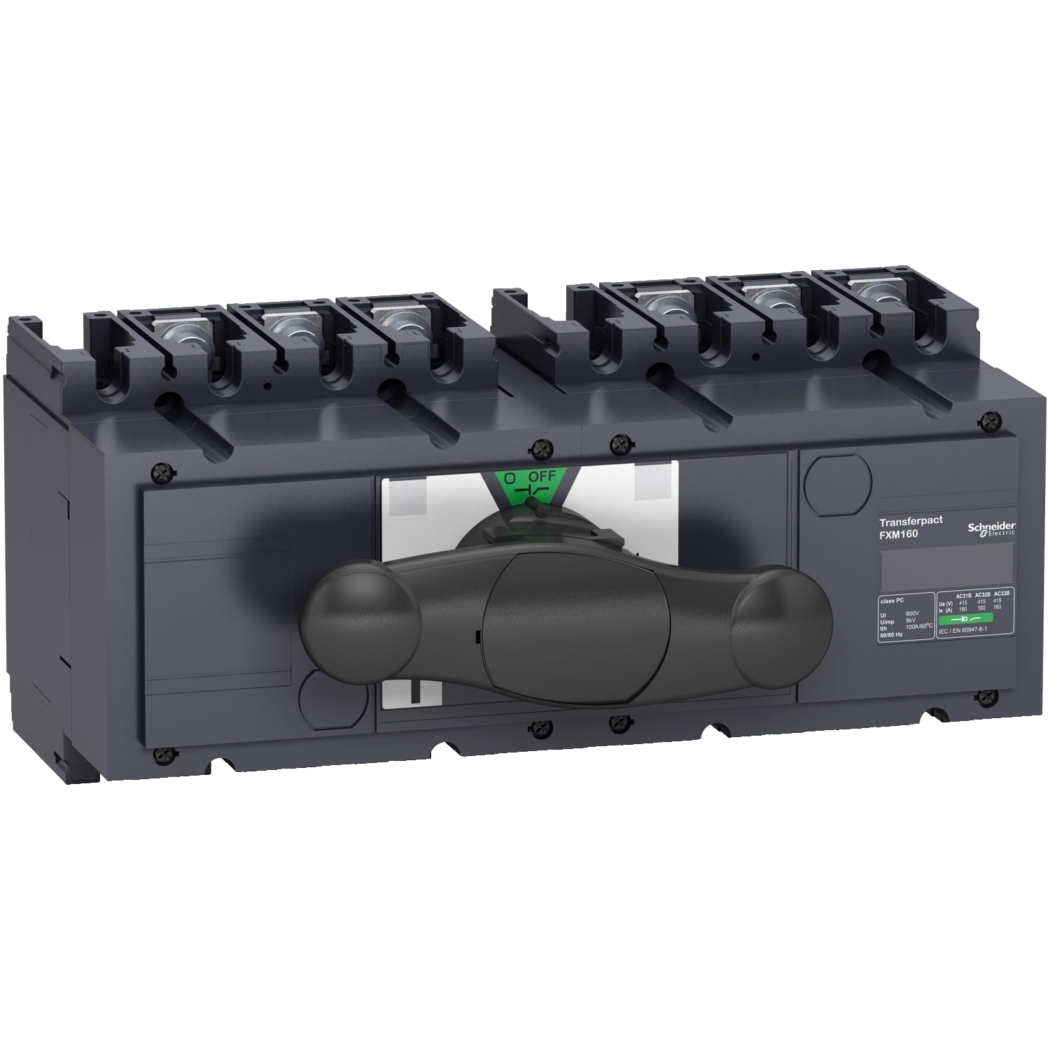 SCHNEIDER ELECTRIC - Commutatore sorgente manuale Interpact INS250 - 3 poli - 160 A