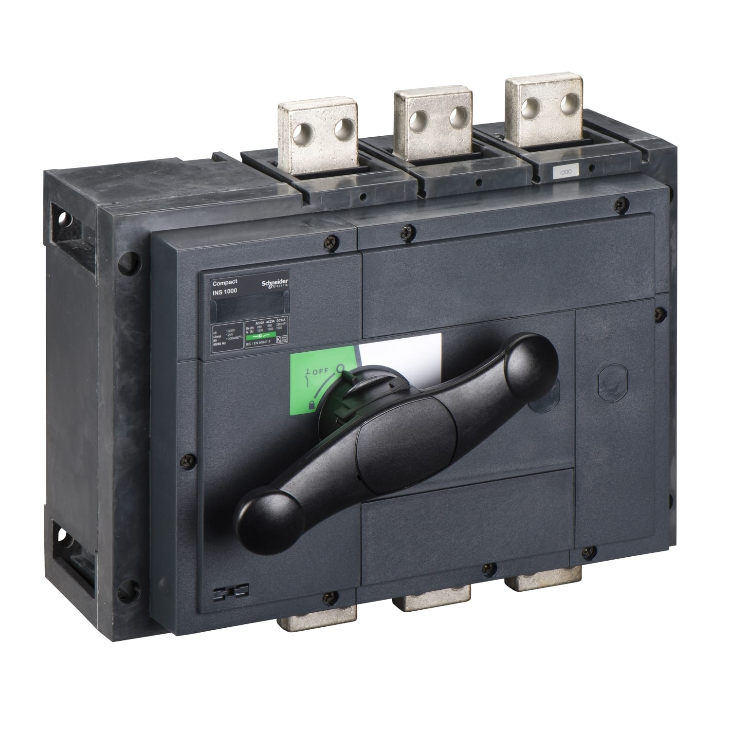 SCHNEIDER ELECTRIC - Interruttore / sezionatore Compact INS1000 - 1000 A - 3 poli