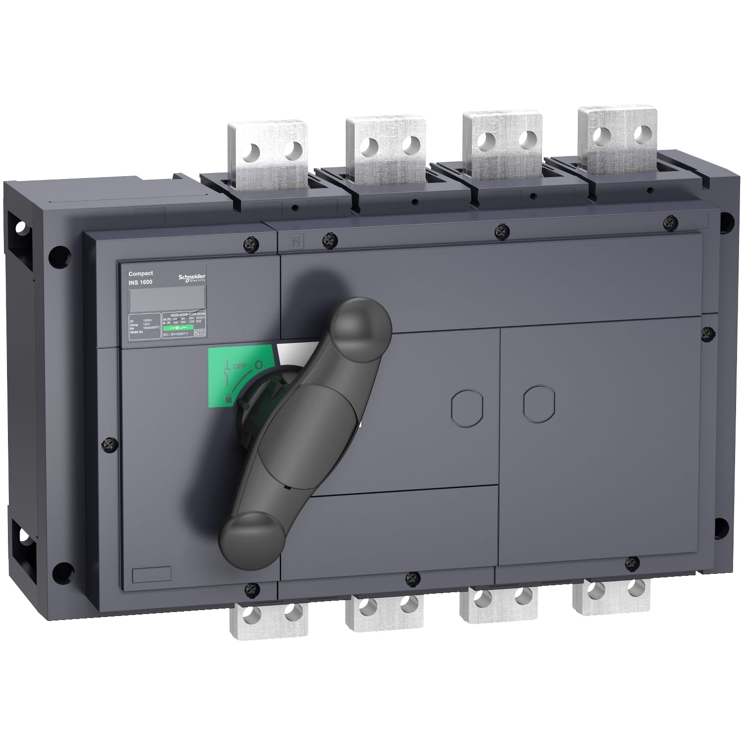 SCHNEIDER ELECTRIC - Interruttore / sezionatore Compact INS630b - 630 A - 4 poli