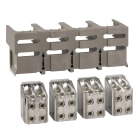 SCHNEIDER ELECTRIC - 4 connettori - Per 4 x 240 mm² - Cavi nudi e 1 copriconnettore