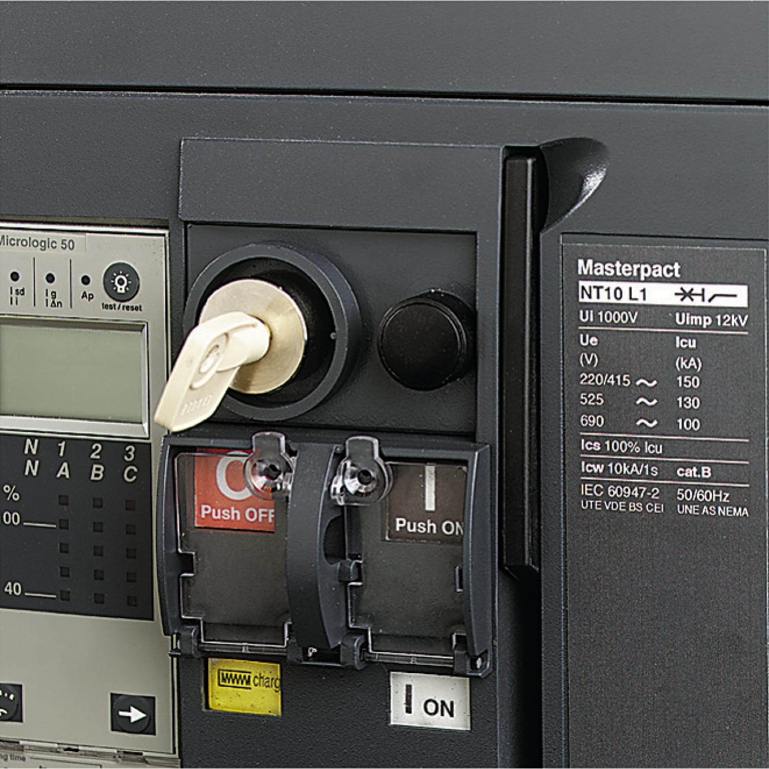 SCHNEIDER ELECTRIC - Pulsante BPFE - 1 NO - Per Masterpact NT