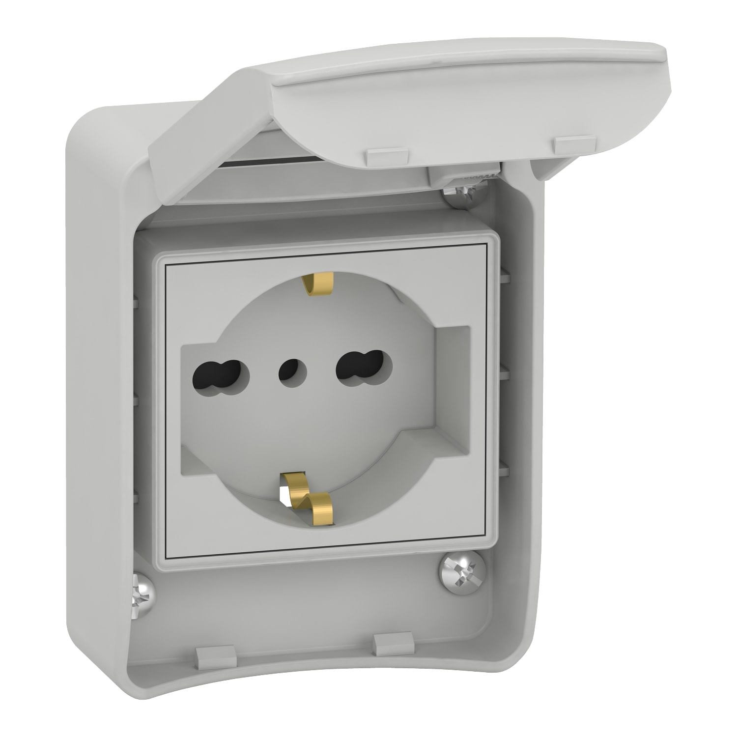 SCHNEIDER ELECTRIC - Presa da incasso Schuko + bipasso 10/16A 250V 2P+T