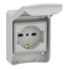SCHNEIDER ELECTRIC - Presa da incasso Schuko + bipasso 10/16A 250V 2P+T