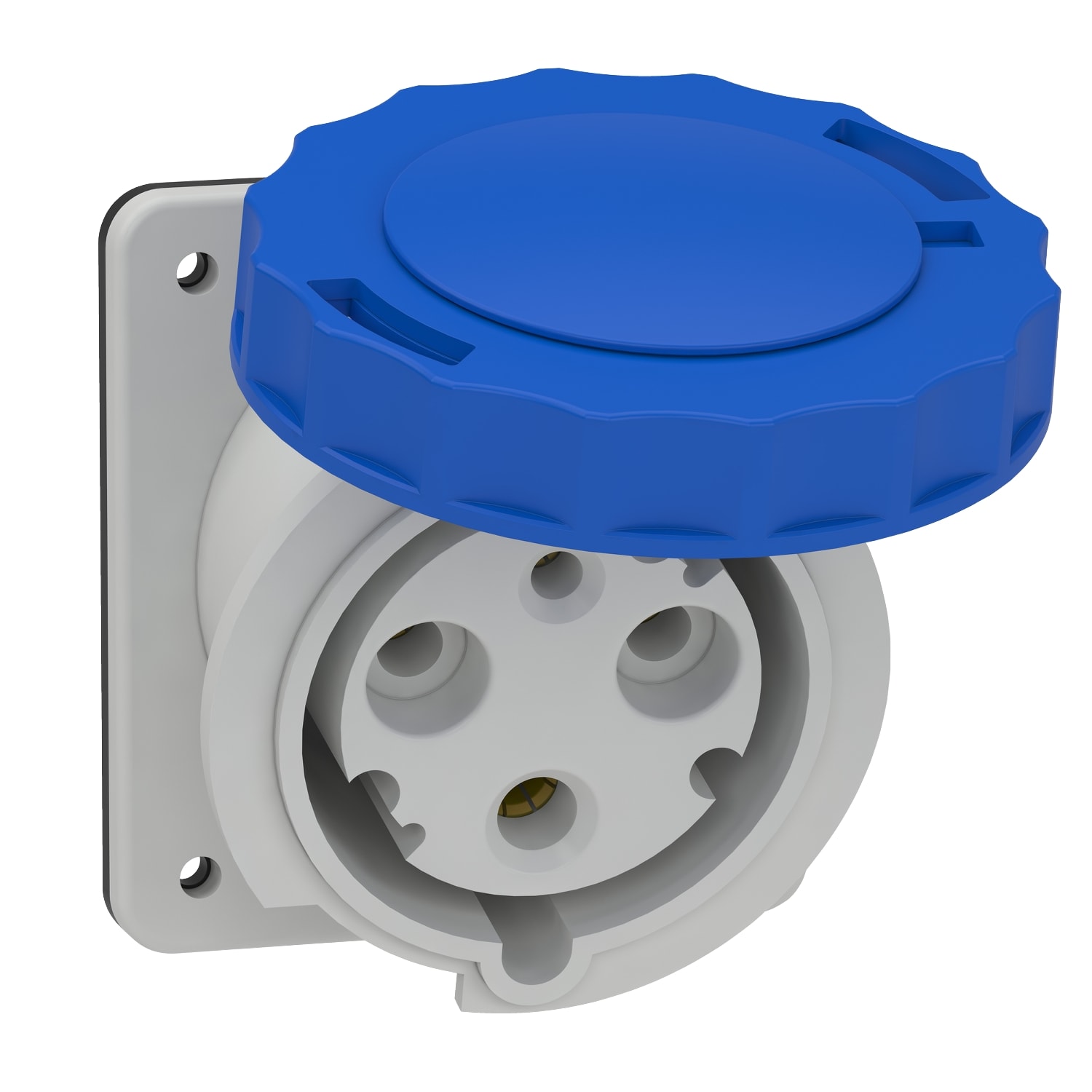 SCHNEIDER ELECTRIC - Presa fissa BT da incasso inclinata IP67 63A 220V 2P+T