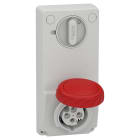 SCHNEIDER ELECTRIC - Presa da incasso interbloccata Unika IP65 16A 380V 3P+T