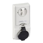 SCHNEIDER ELECTRIC - Presa da incasso interbloccata con fusibile Unika IP44 16A 500V 3P+T