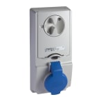 SCHNEIDER ELECTRIC - Presa da incasso interbloccata con fusibile Unika IP44 32A 220V 2P+T