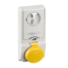 SCHNEIDER ELECTRIC - Presa da incasso interbloccata con fusibile Unika IP65 16A 110V 2P+T