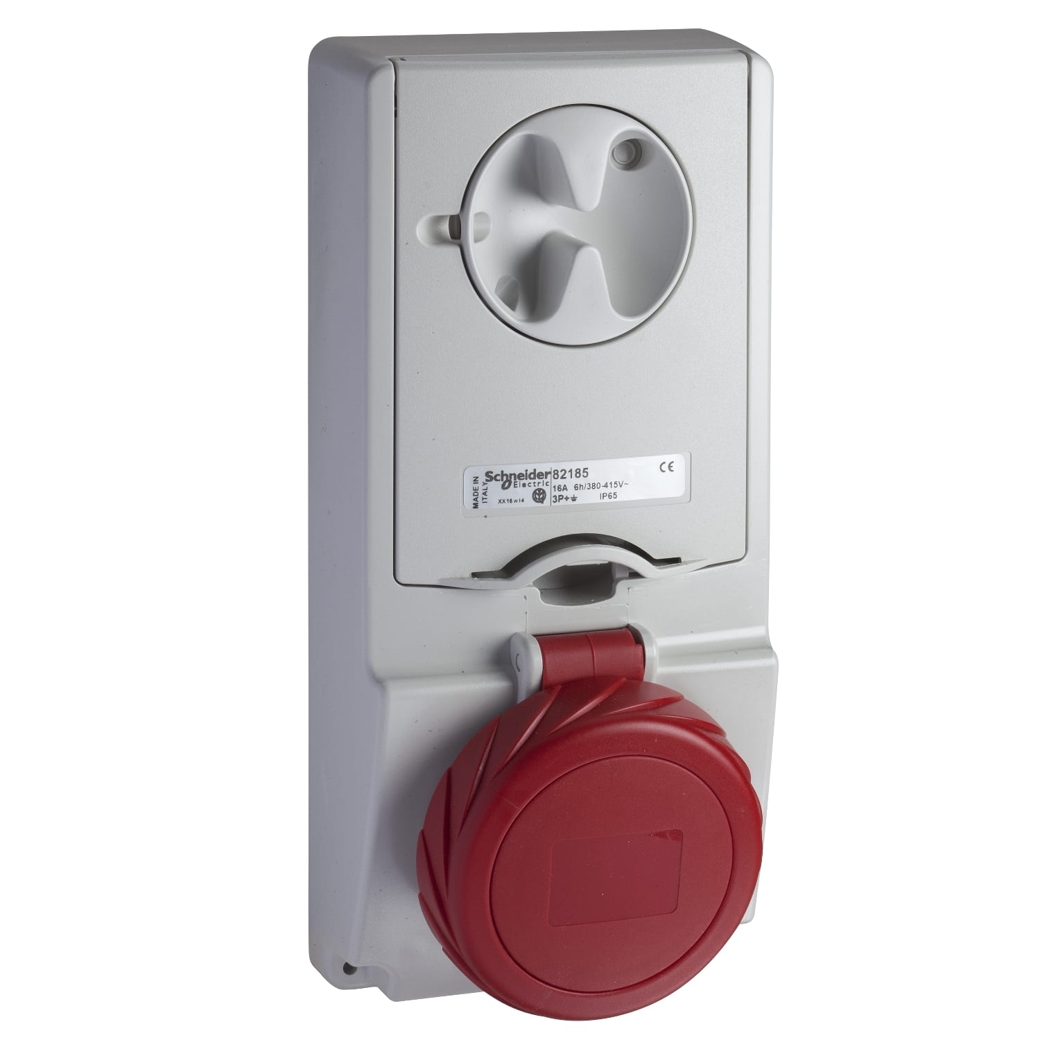 SCHNEIDER ELECTRIC - Presa da incasso interbloccata con fusibile Unika IP65 16A 380V 2P+T