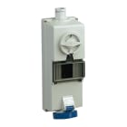 SCHNEIDER ELECTRIC - Presa da parete interbloccata /vano DIN Isoblock IP65 16A 220V 2P+T