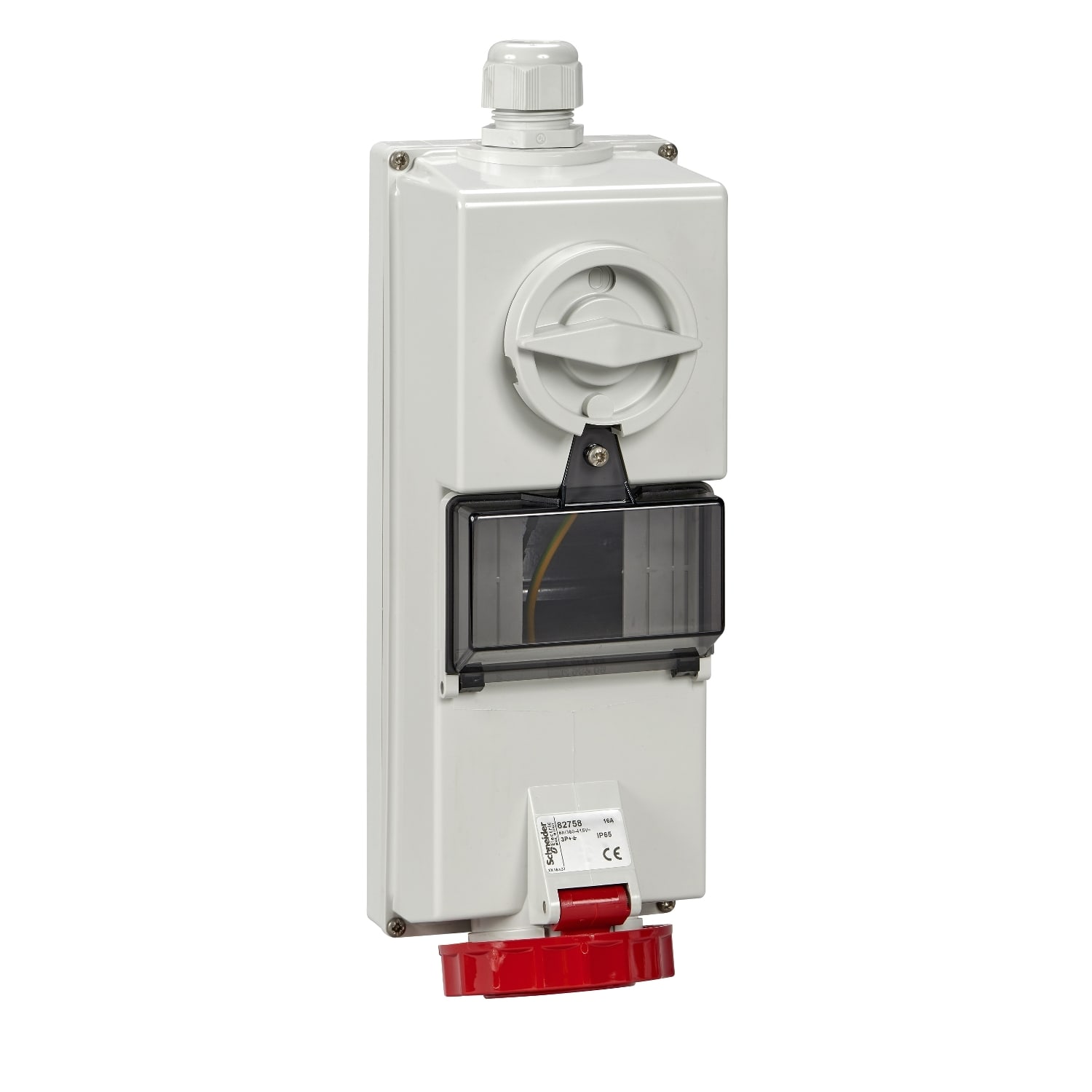 SCHNEIDER ELECTRIC - Presa da parete interbloccata/vano DIN Isoblock IP65 16A 380V 3P+N+T