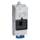 SCHNEIDER ELECTRIC - Presa da parete interbloccata /vano DIN Isoblock IP65 32A 220V 2P+T
