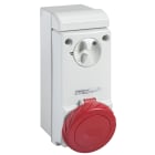 SCHNEIDER ELECTRIC - Presa da parete interbloccata Unika IP65 32A 380V 3P+T