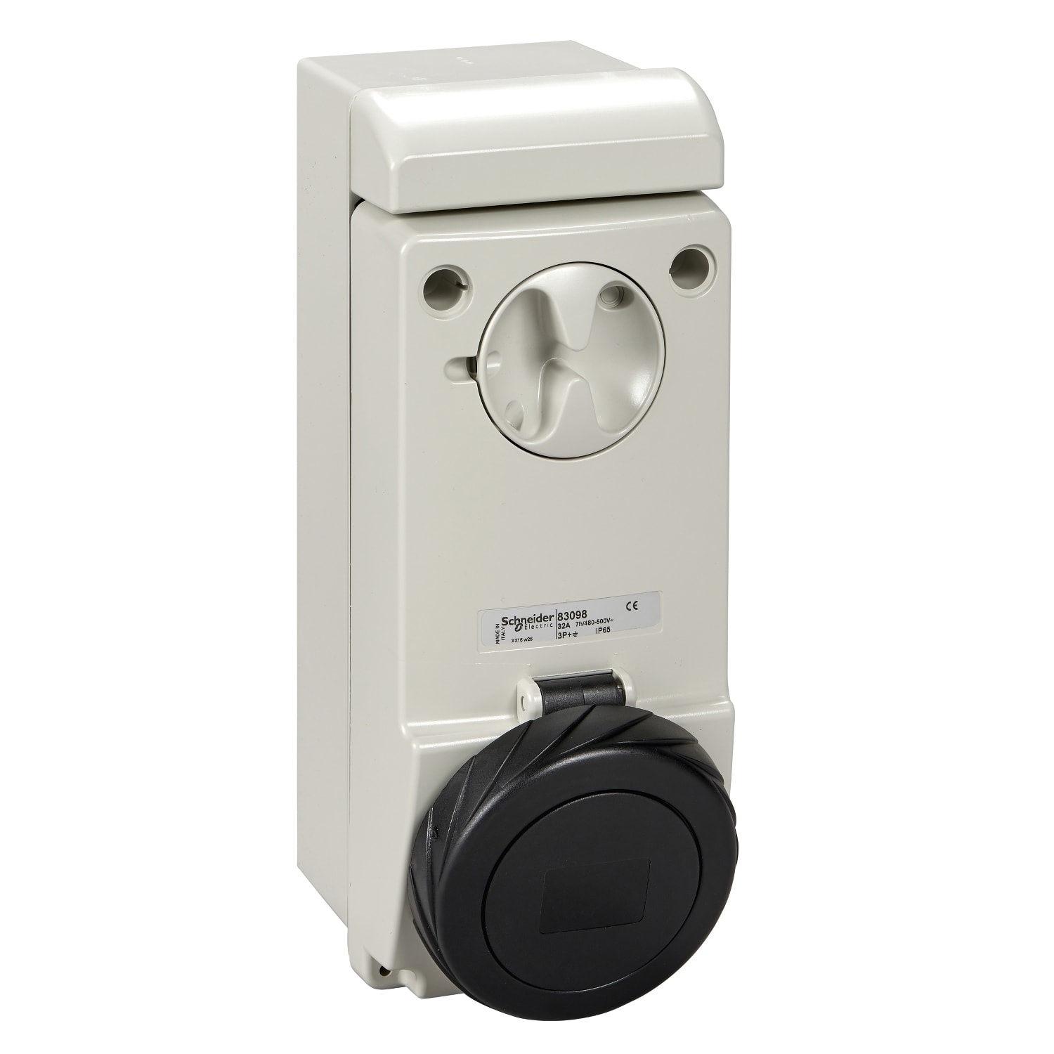 SCHNEIDER ELECTRIC - Presa da parete interbloccata Unika IP65 32A 500V 3P+T