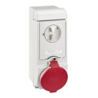 SCHNEIDER ELECTRIC - Presa da parete interbloccata fusibilata Unika IP44 32A 380V 3P+N+T