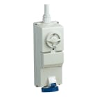 SCHNEIDER ELECTRIC - Presa da parete interbloccata fusibilata Isoblock IP65 32A 220V 2P+T