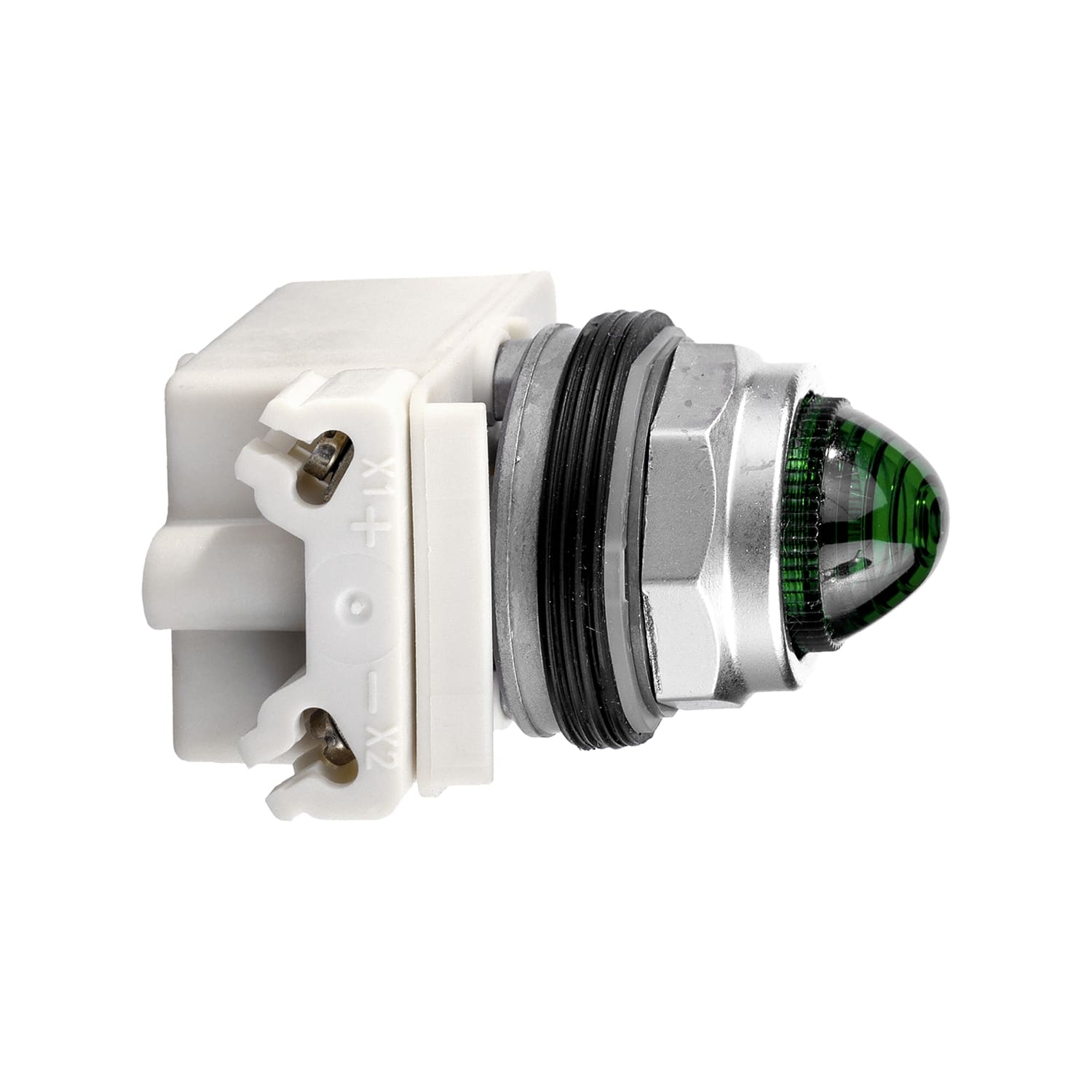 SCHNEIDER ELECTRIC - Lampada spia Ø30 - verde - LED alta luminosità BA 9S - 24V AC/DC - IP66
