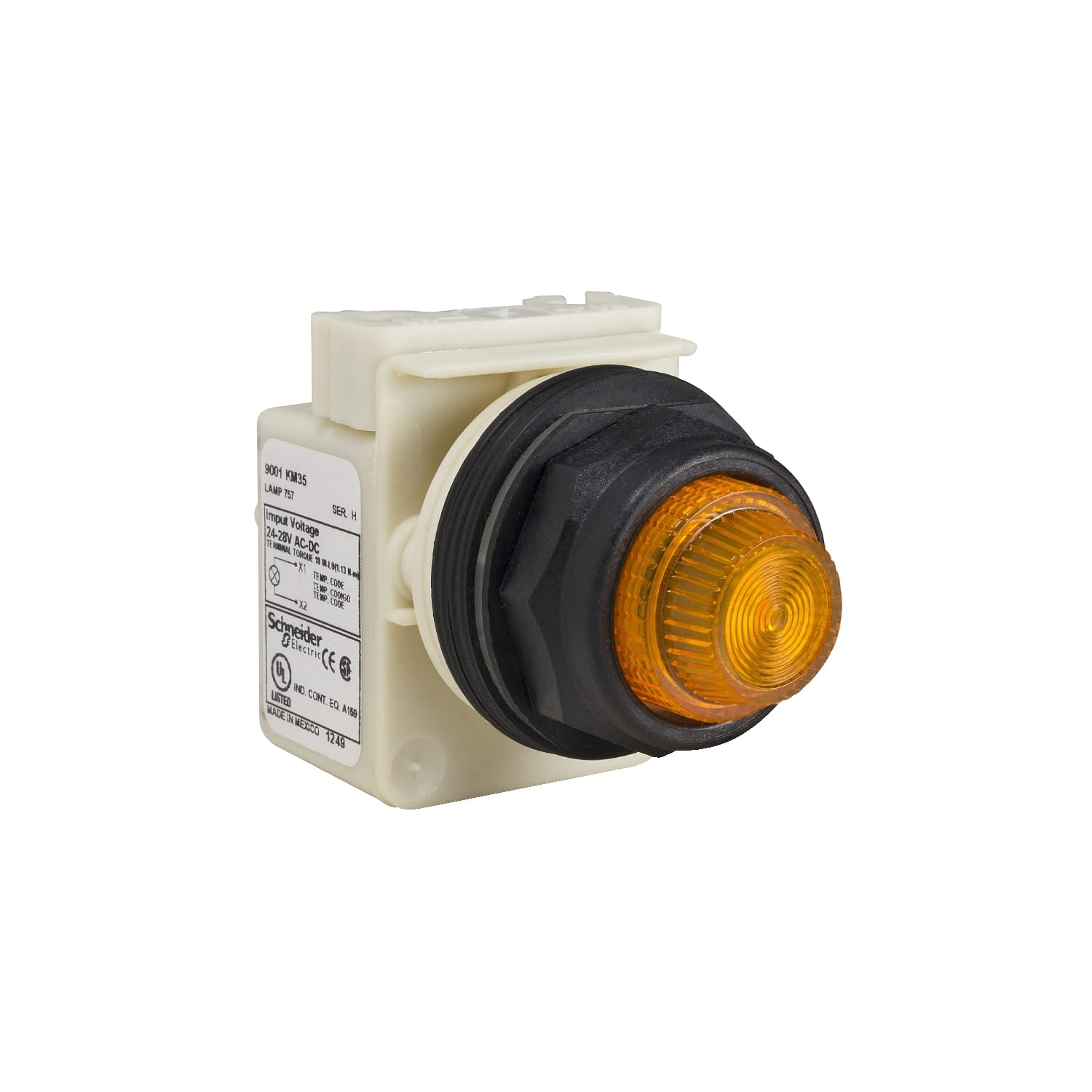 SCHNEIDER ELECTRIC - Lampada spia ambra 28V Ø30
