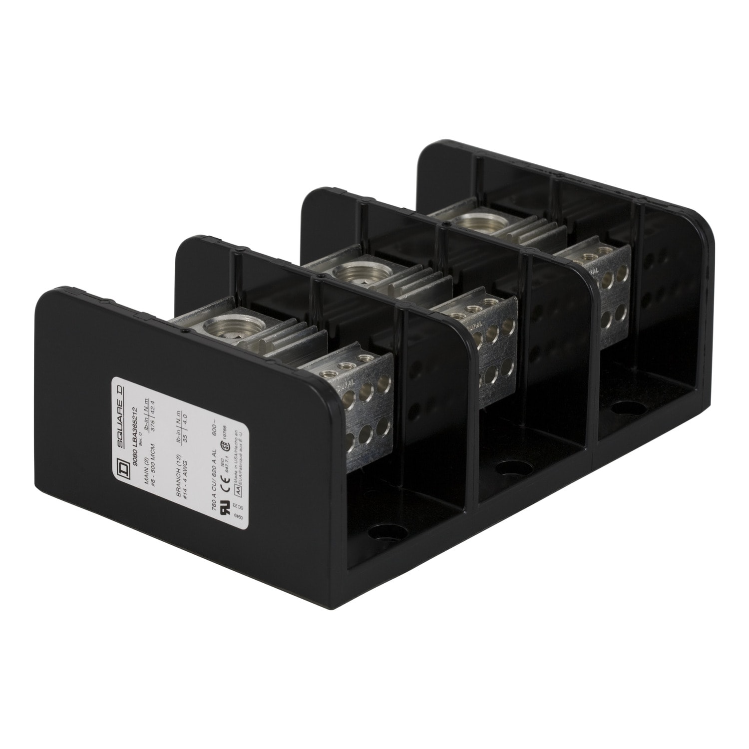 SCHNEIDER ELECTRIC - Blocco di distribuzione alimentazione 600 V 760 A