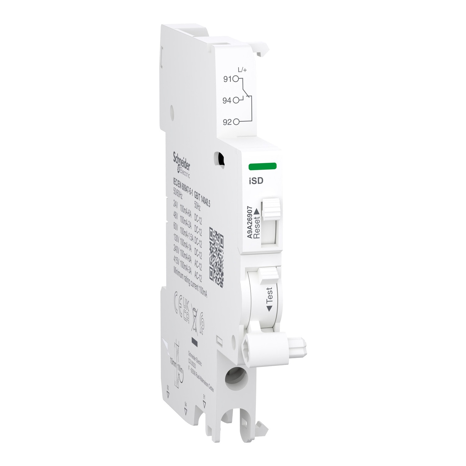 SCHNEIDER ELECTRIC - Contatto ausiliario Acti9 iSD per iC40/iC60/iID/iSW-NA/RCA/ARA