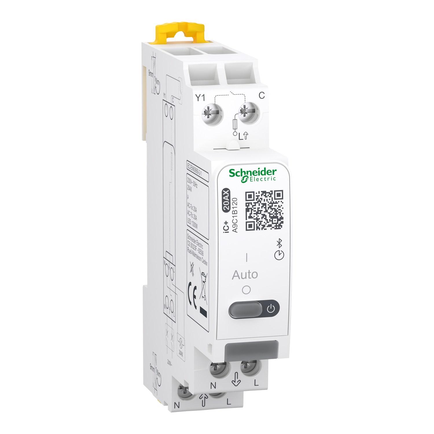 SCHNEIDER ELECTRIC - Interruttore orario astronomico programmabile, Acti9 iC+, multifunzione, bluetooth.