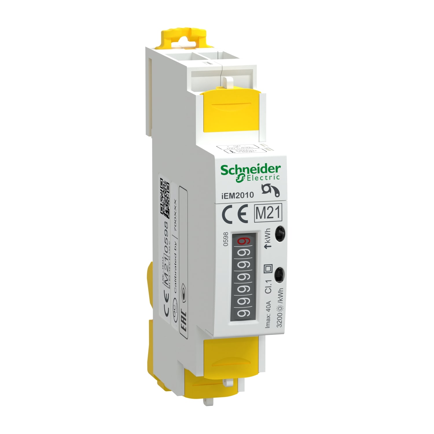 SCHNEIDER ELECTRIC - Contatore di Energia, PowerLogic, iEM2010, inserzione diretta 40 A, comunicazione a impulsi