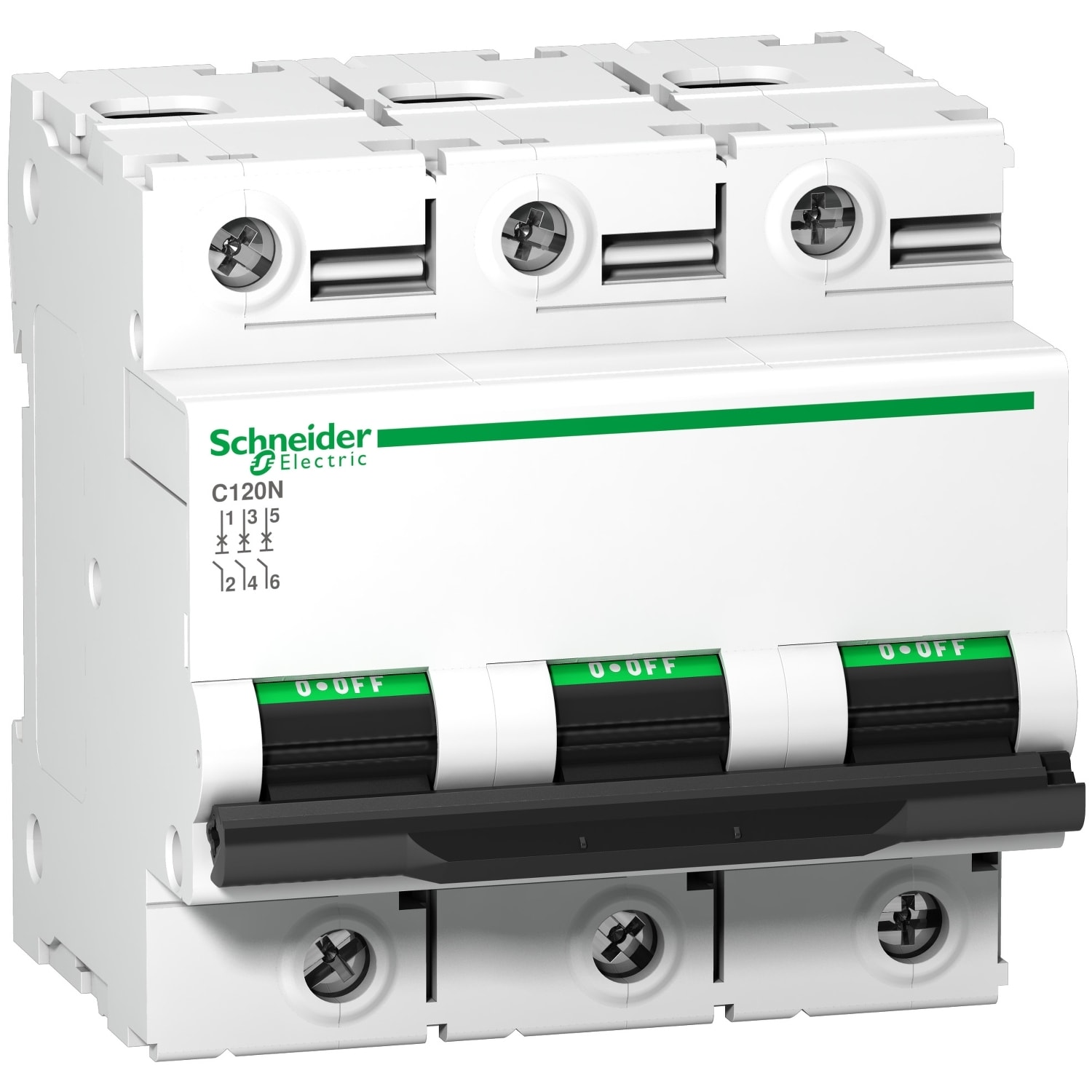 SCHNEIDER ELECTRIC - Interruttore magnetotermico C120N 3P C 125A 10000A