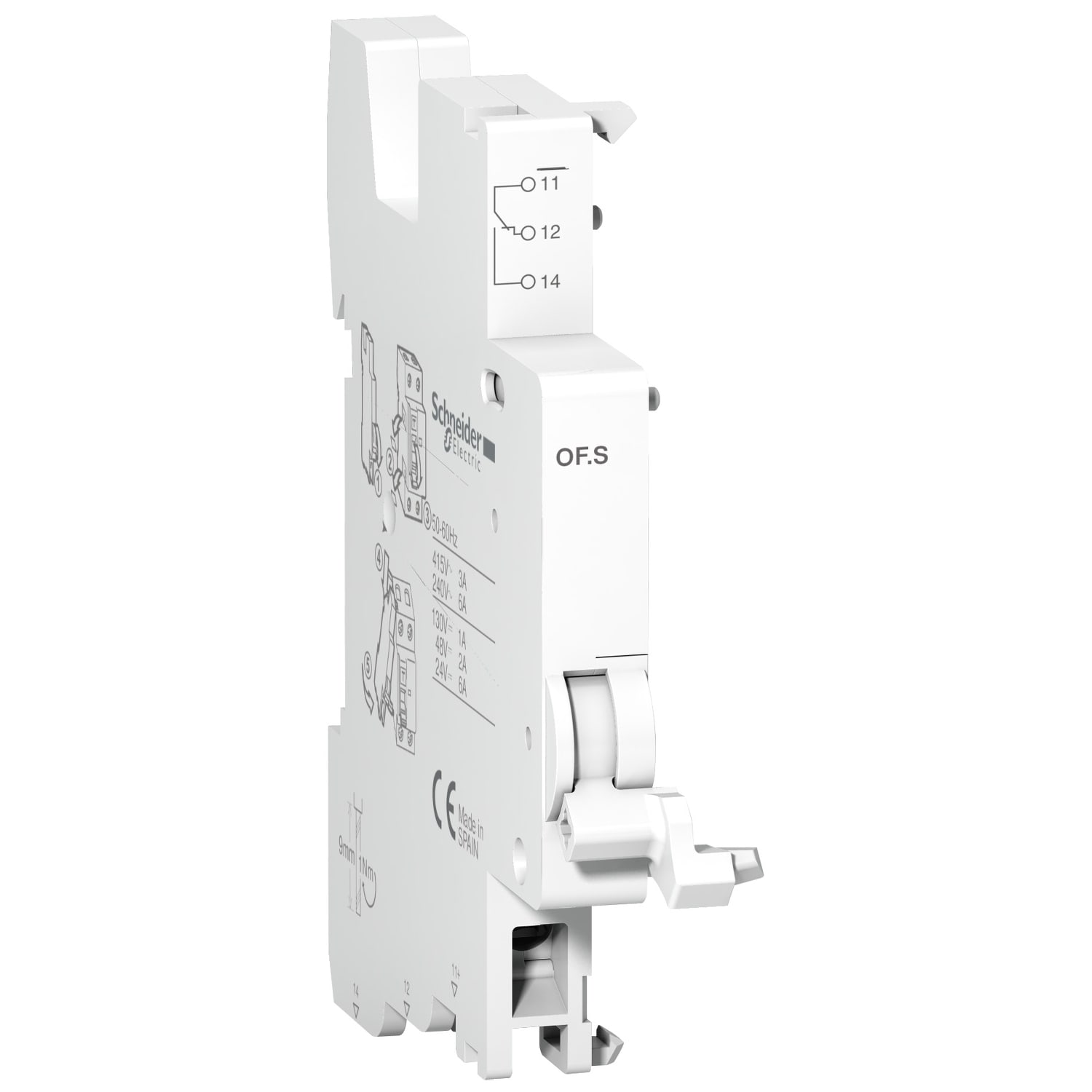 SCHNEIDER ELECTRIC - Contatto aperto-chiuso Acti9&nbsp;OF.S&nbsp;per C120, C60H-DC, C60PV-DC, C60NA-DC, SW60-DC