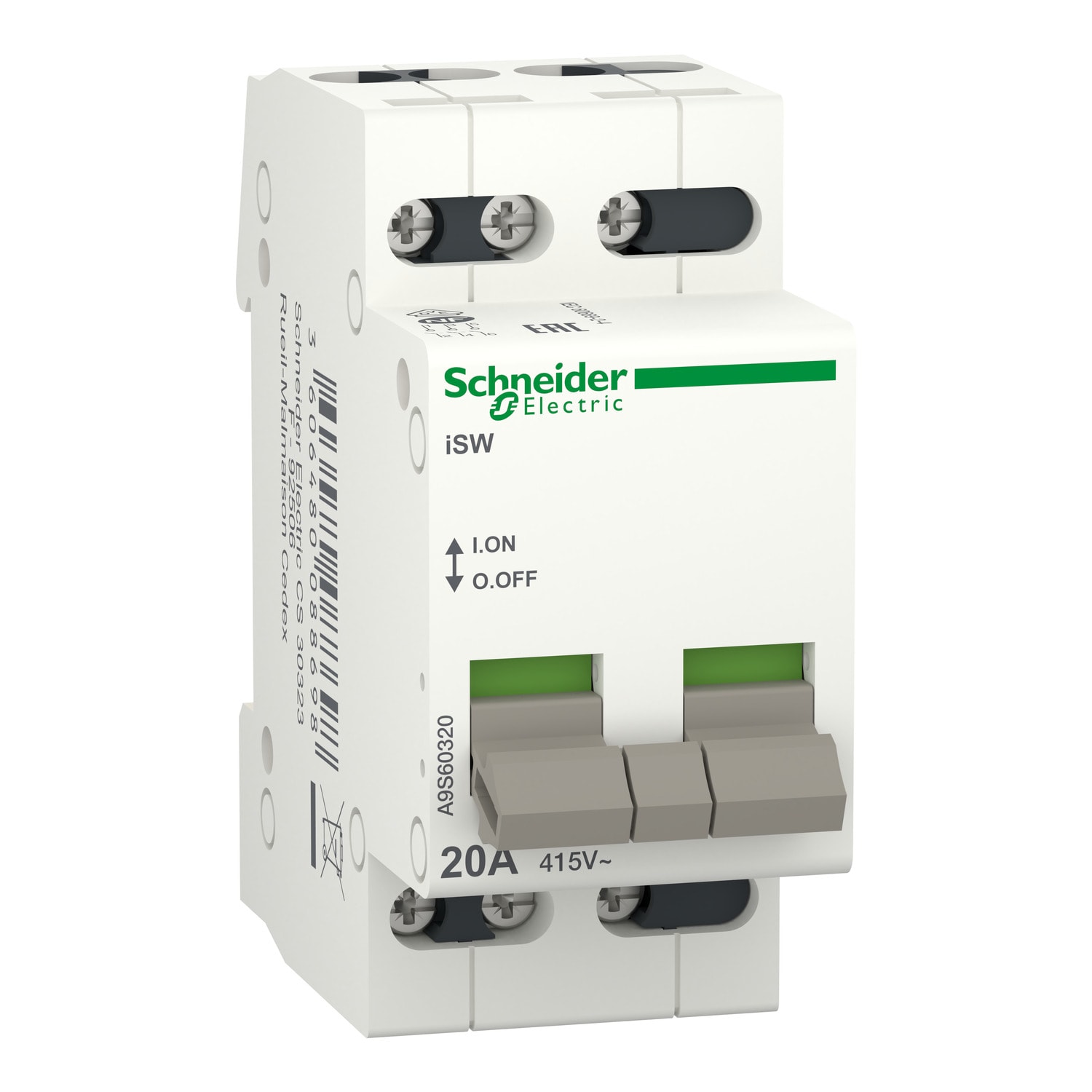 SCHNEIDER ELECTRIC - Interruttore sezionatore iSW 3P 20A