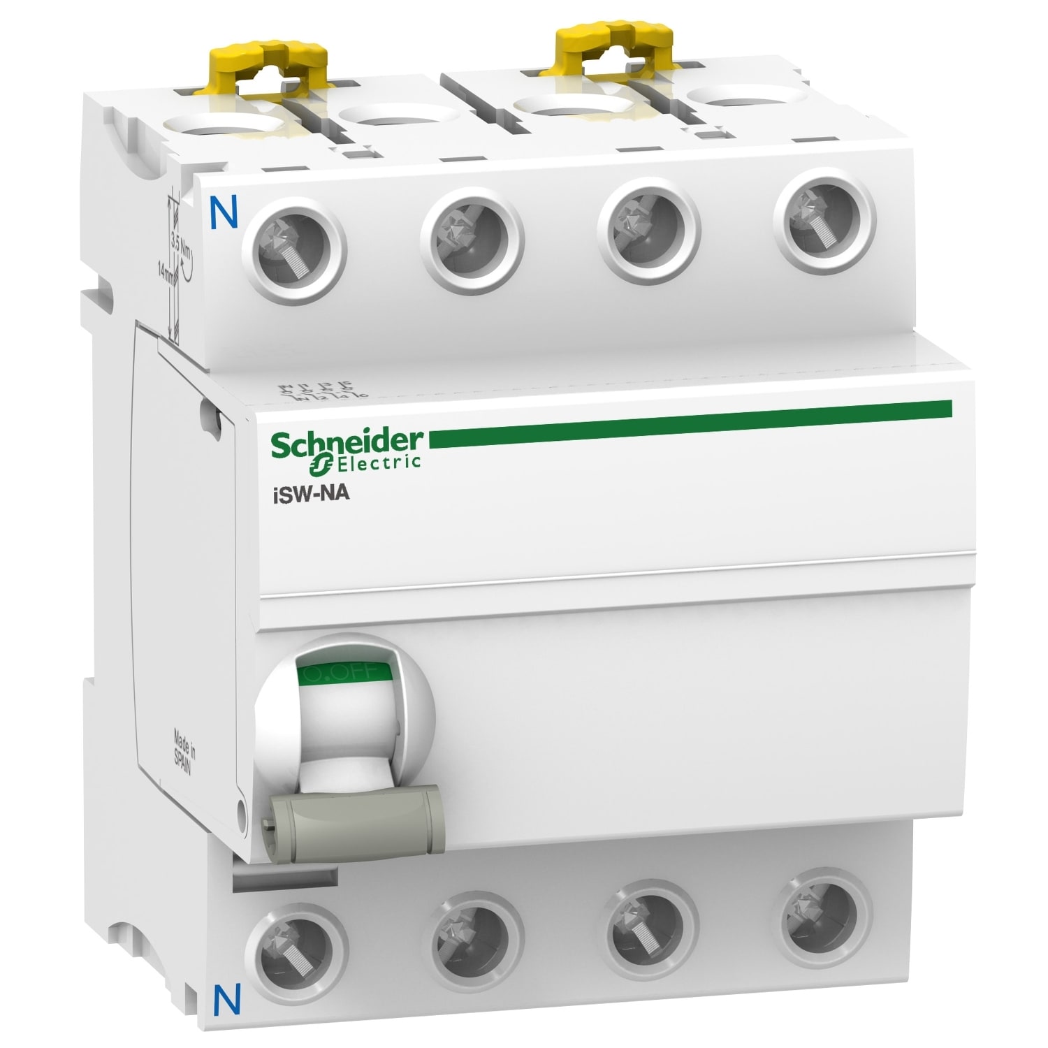 SCHNEIDER ELECTRIC - Sezionatore, Acti9, iSW-NA, 4P, 100A, 230/240 V CA, 50/60 Hz