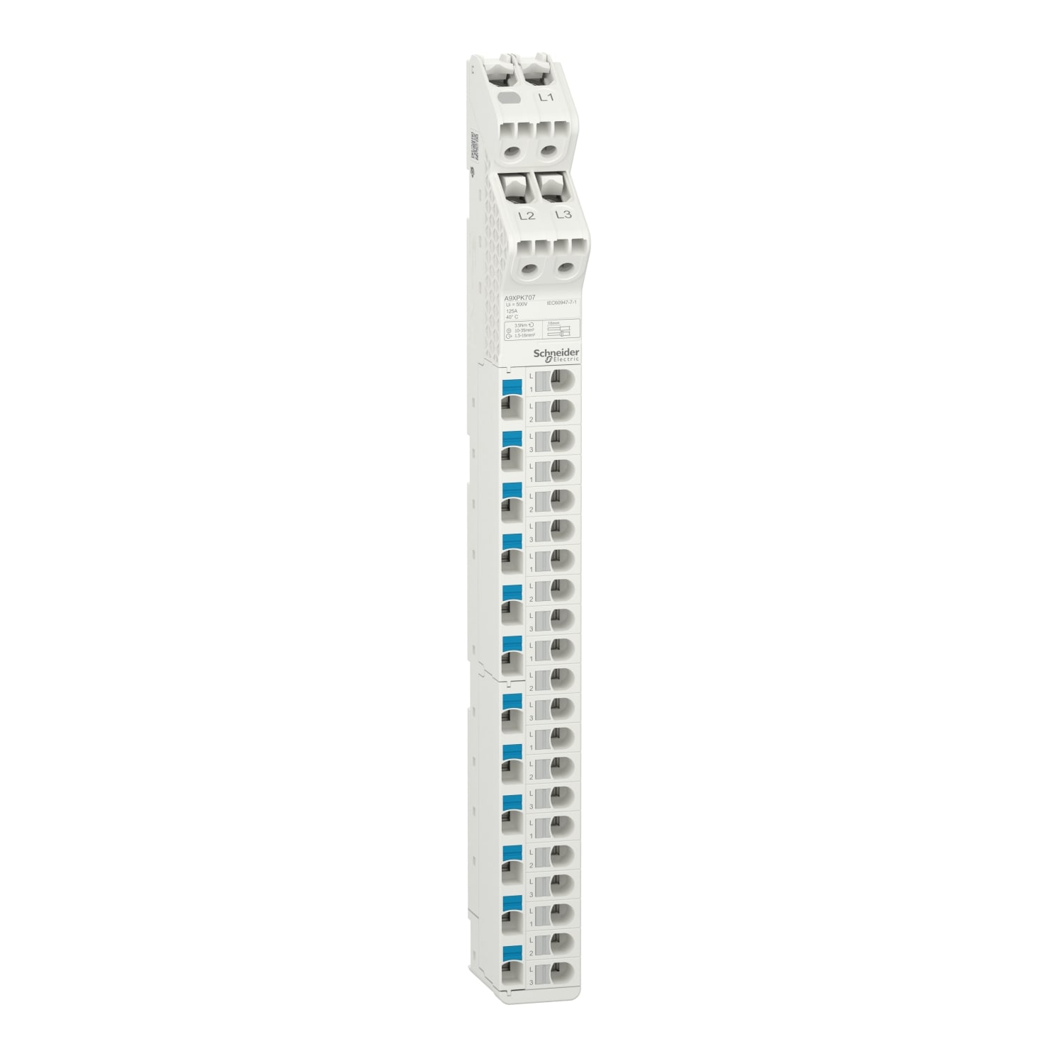 SCHNEIDER ELECTRIC - Morsettiera verticale VDIS 125A 33 connessioni