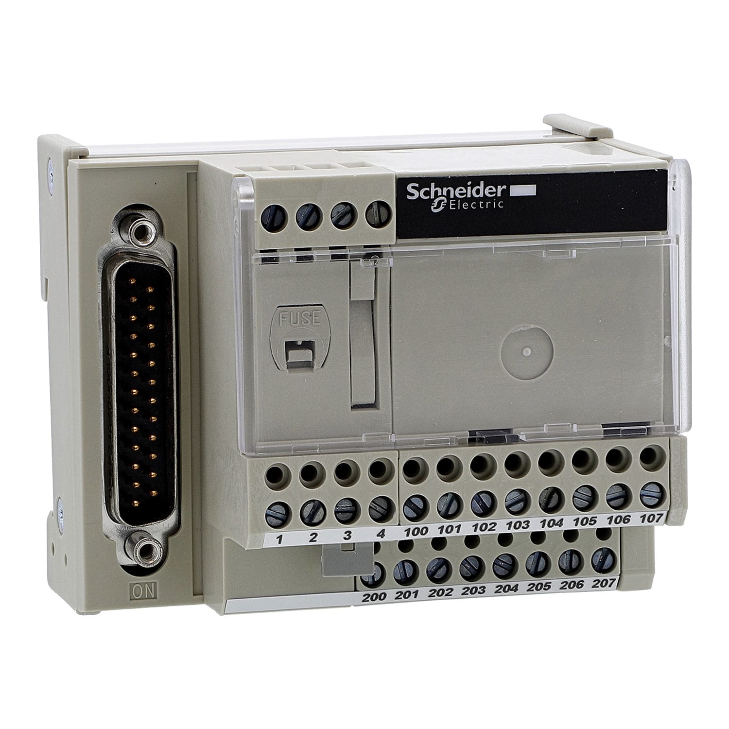 SCHNEIDER ELECTRIC - Sottobase di connessione Modicon Telefast ABE 7, distribuzione di 4 canali analogici di uscita
