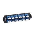 SCHNEIDER ELECTRIC - Piastra con 12 bussole LC duplex colore blu per fibre monomodali OS1/OS2